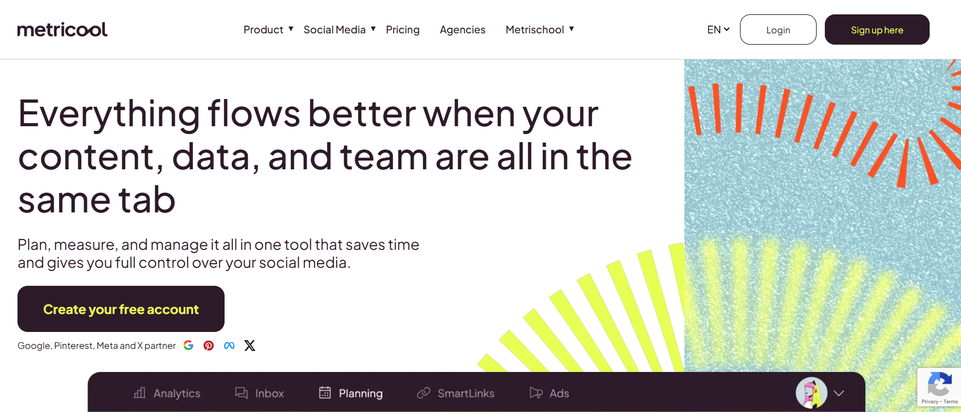 Metricool all-in-one social media management platform