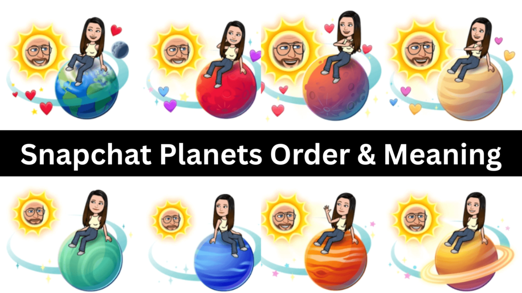 Snapchat Solar System Meaning, Planets Order