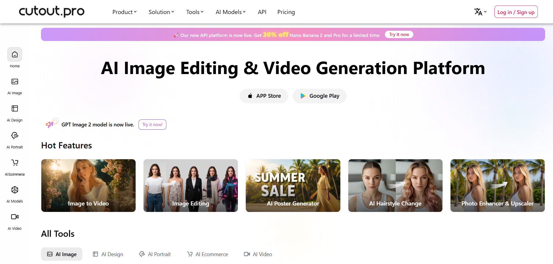 Cutout Pro AI-powered image and video editing tool