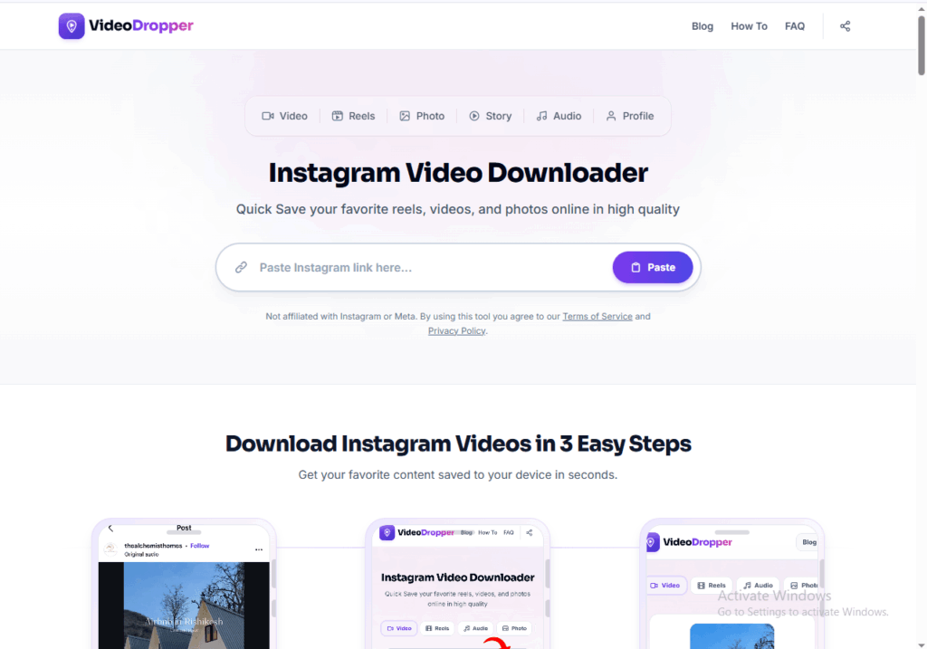 VideoDropper