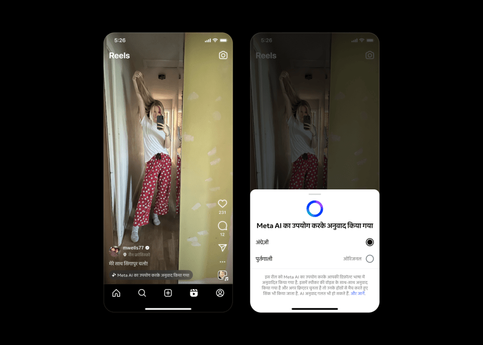 AI-Powered Reels Translation for a Wider Audience