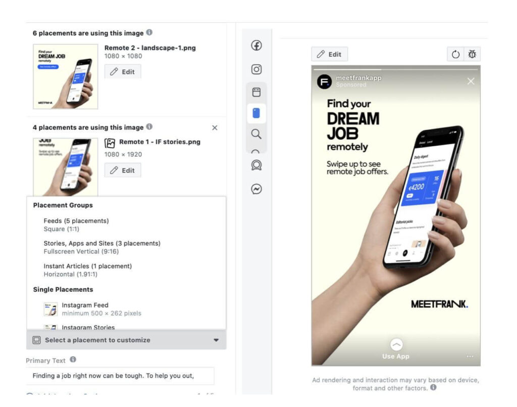 Review Your Ad Before Sending It Live