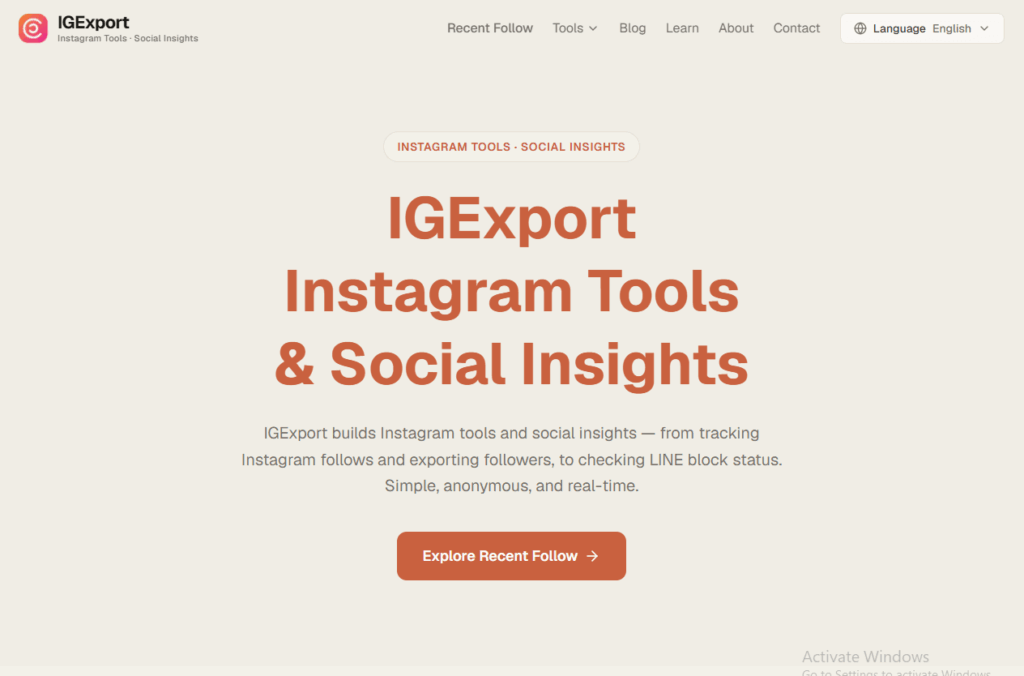 IG Export